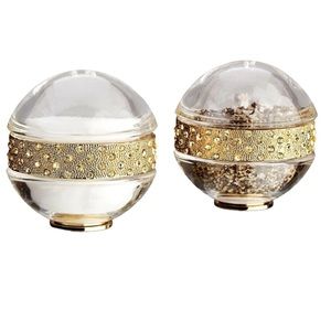 L'Objet Pave Band Spice Jewels Salt and Pepper Shakers